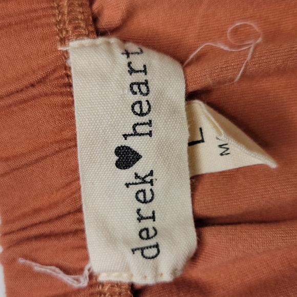 Derek Heart Orange Dress SZ L - Picture 10 of 11